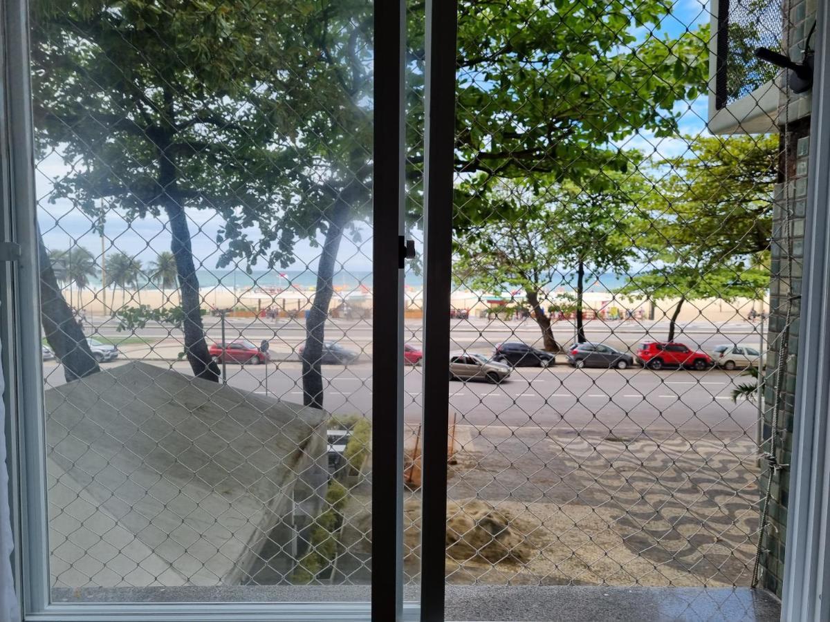 Leme De Frente Para O Mar Na Quadra Gourmet Da Atlantica Rio de Janeiro Bagian luar foto