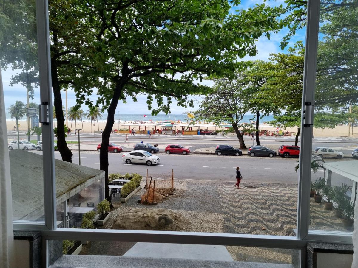 Leme De Frente Para O Mar Na Quadra Gourmet Da Atlantica Rio de Janeiro Bagian luar foto